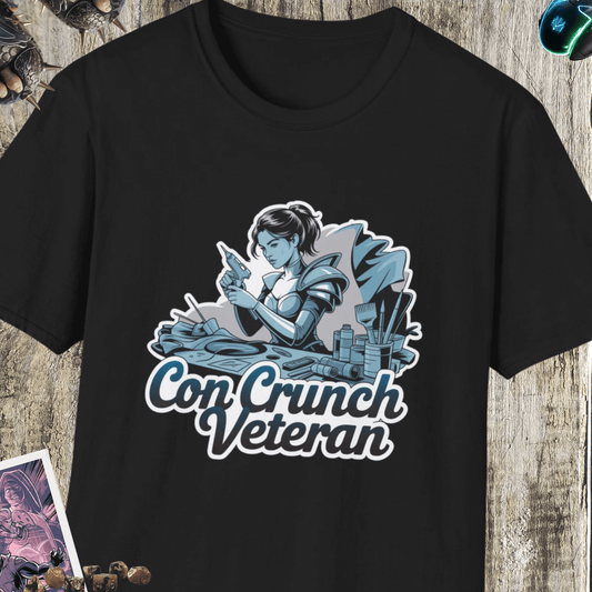 Con Crunch Veteran Unisex Softstyle T-Shirt