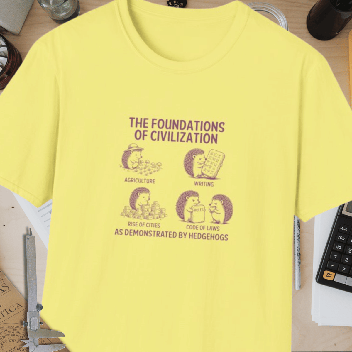 Foundations of Civilization Unisex Softstyle T-Shirt