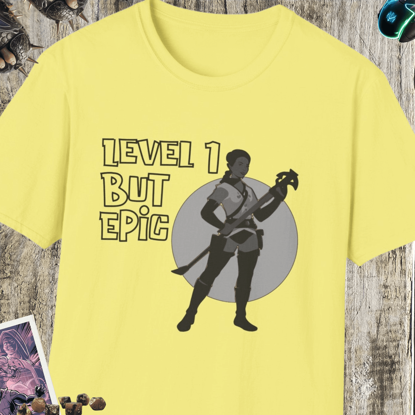 Level 1 But Epic Unisex Softstyle T-Shirt