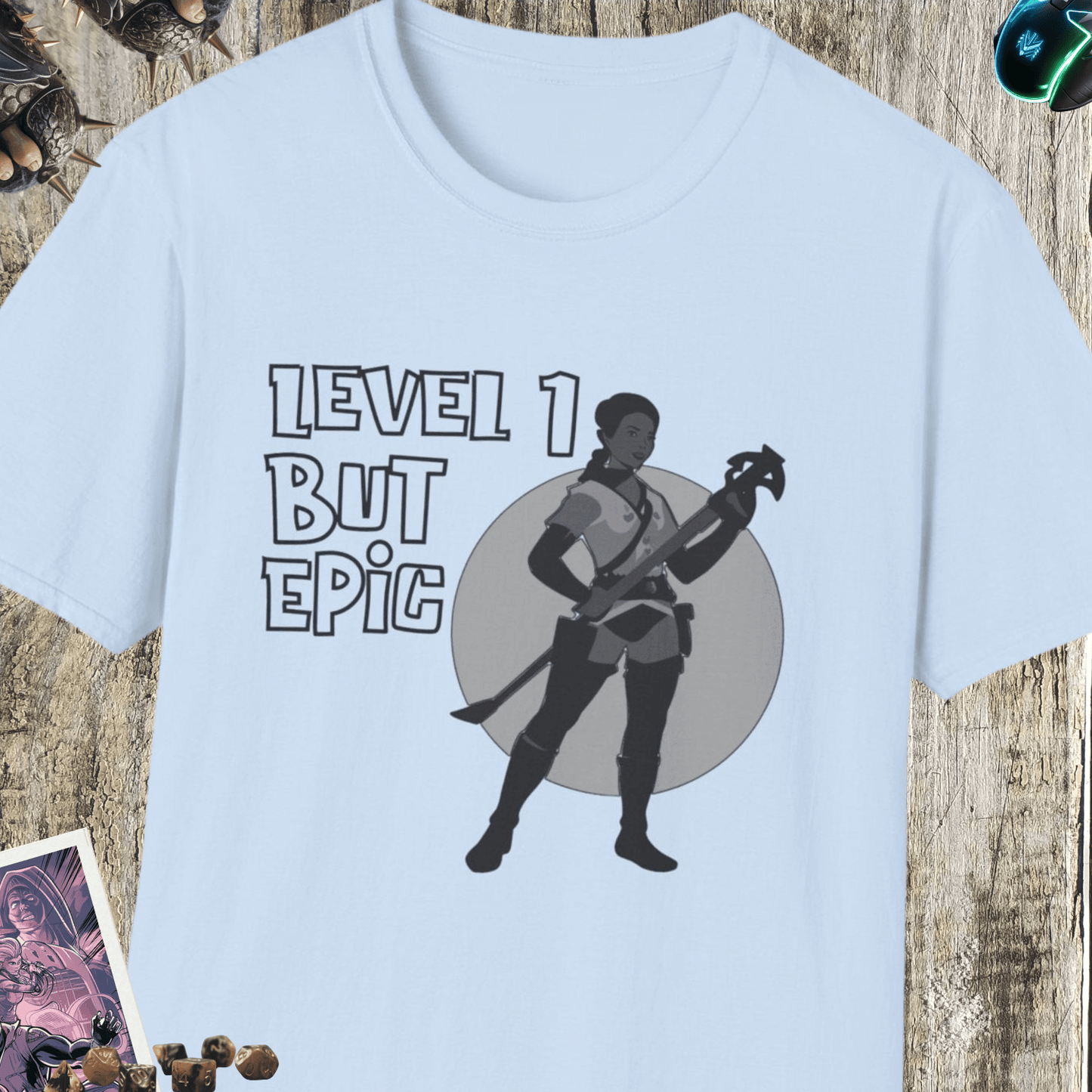 Level 1 But Epic Unisex Softstyle T-Shirt
