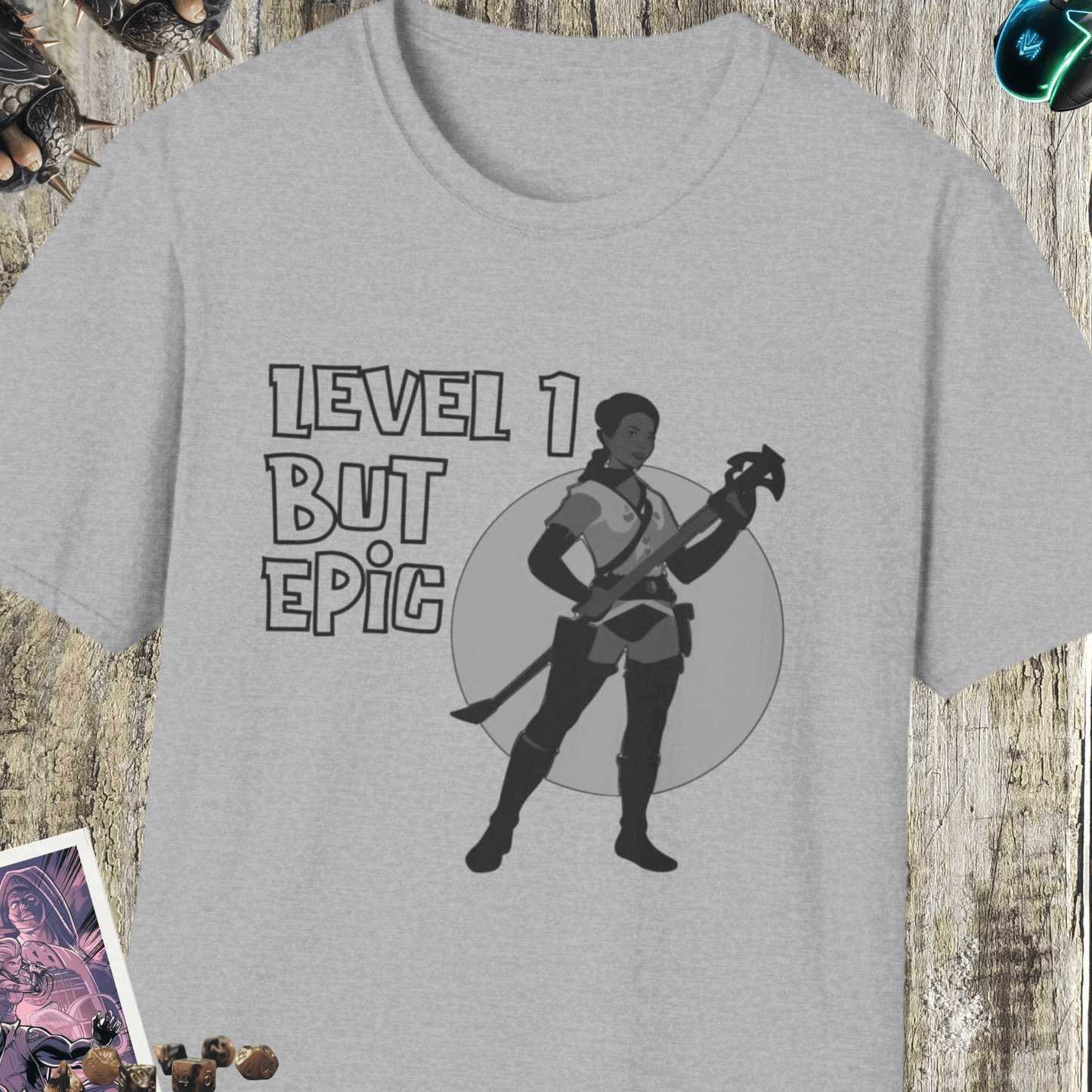 Level 1 But Epic Unisex Softstyle T-Shirt