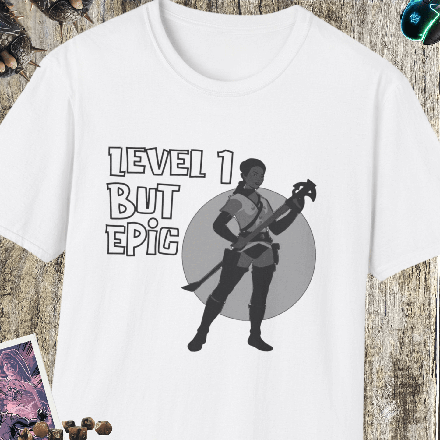 Level 1 But Epic Unisex Softstyle T-Shirt