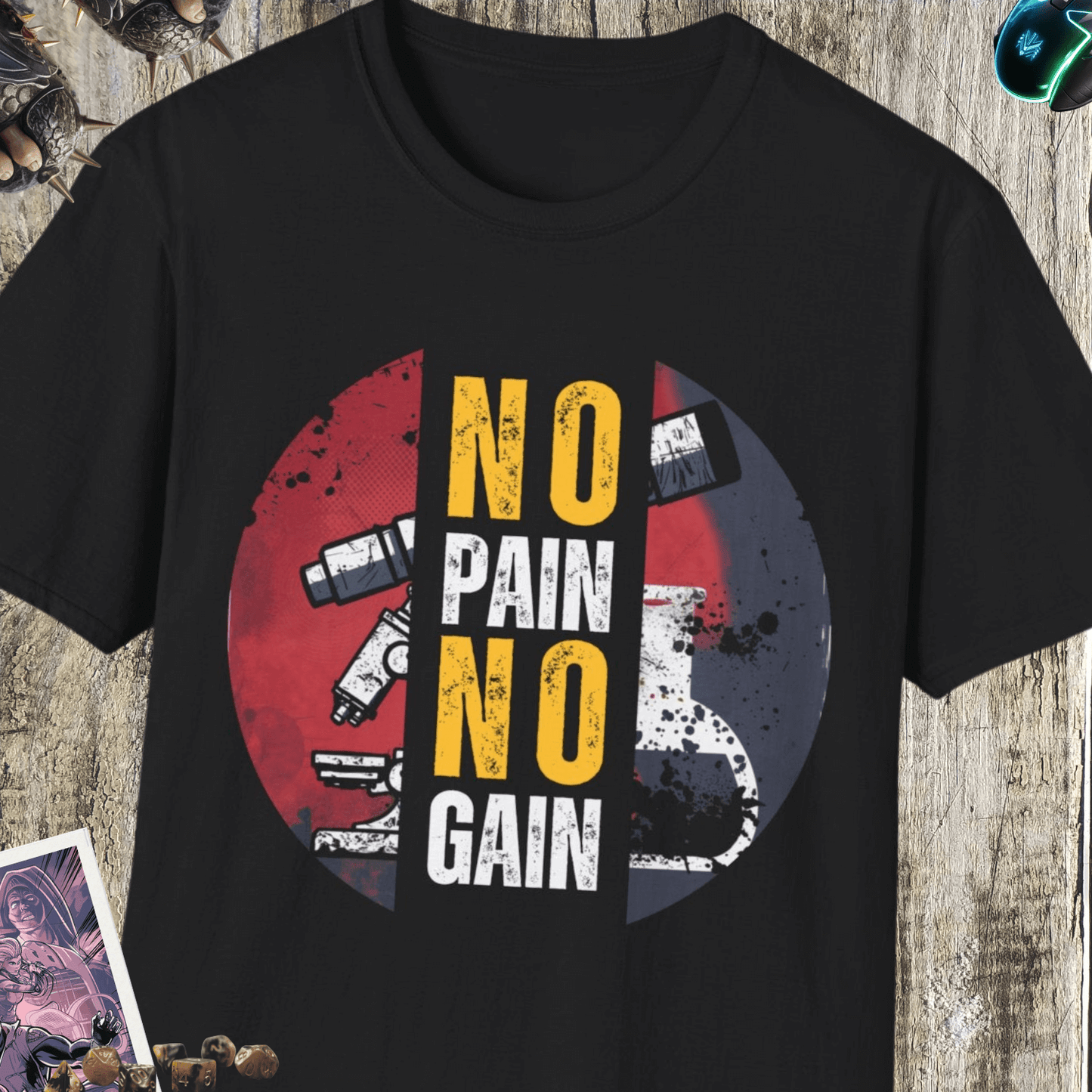 No Pain No Gain Unisex Softstyle T-Shirt