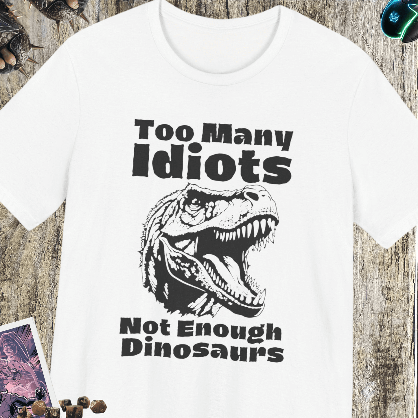 Not Enough Dinosaurs Jersey Short Sleeve Tee