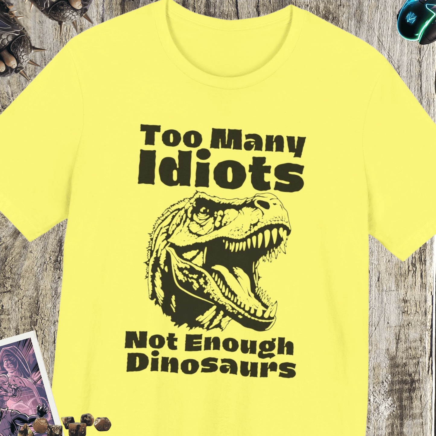 Not Enough Dinosaurs Jersey Short Sleeve Tee