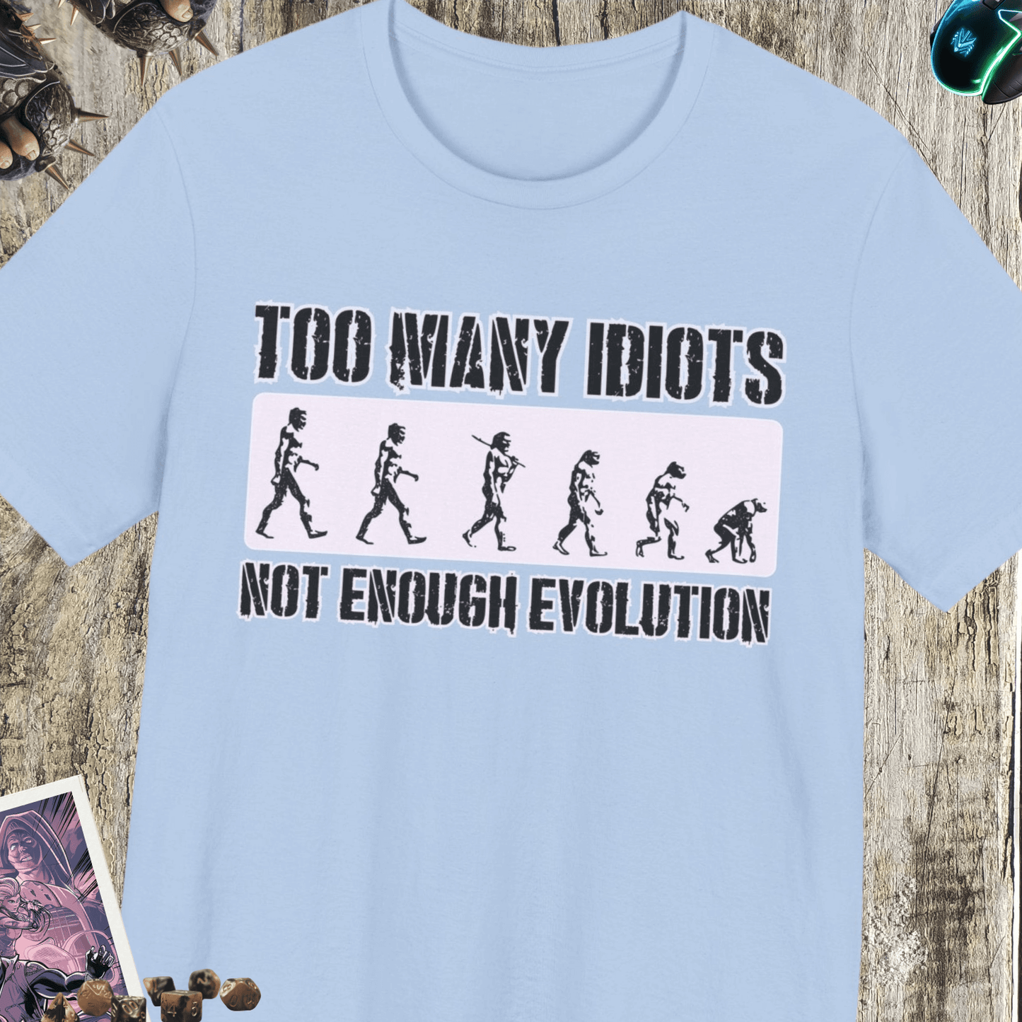 Not Enough Evolution Jersey Short Sleeve Tee