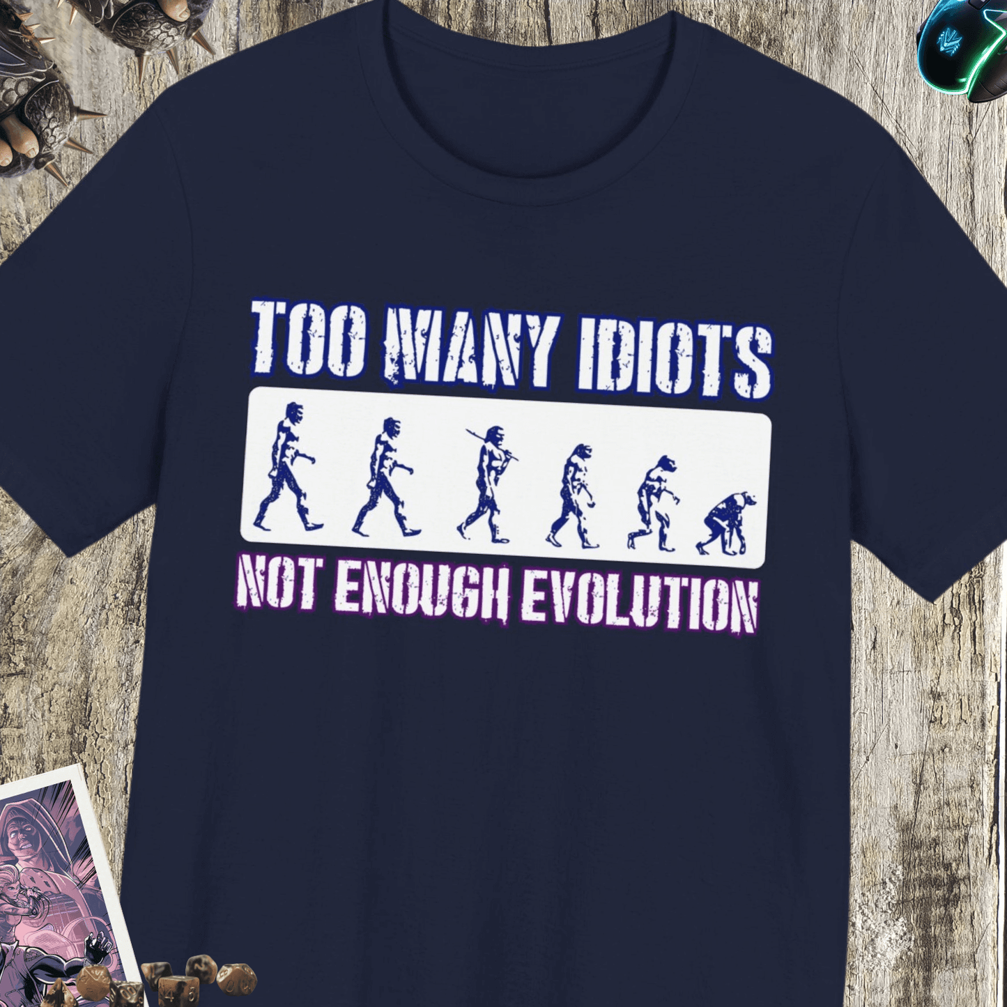 Not Enough Evolution Jersey Short Sleeve Tee