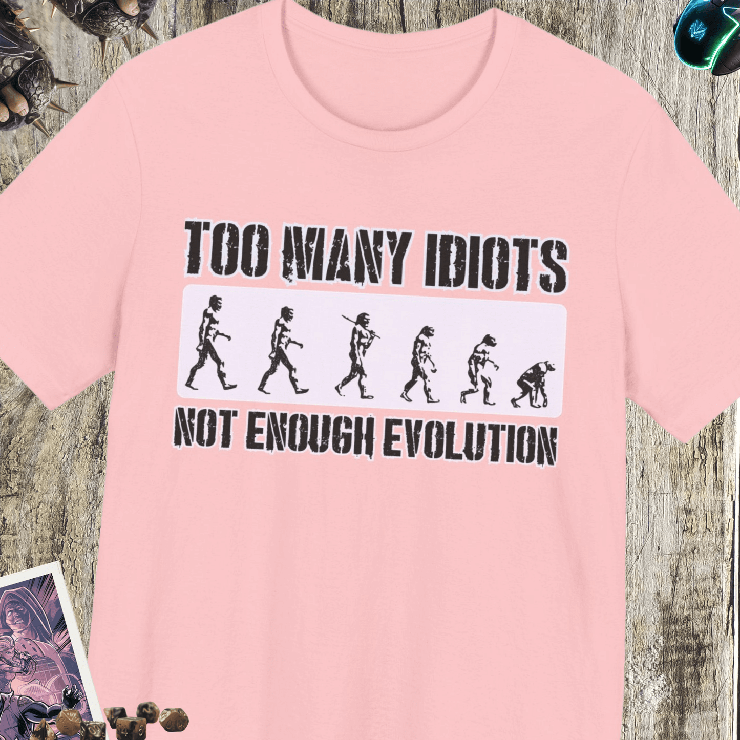 Not Enough Evolution Jersey Short Sleeve Tee