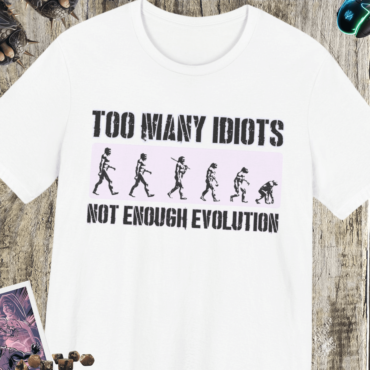 Not Enough Evolution Jersey Short Sleeve Tee