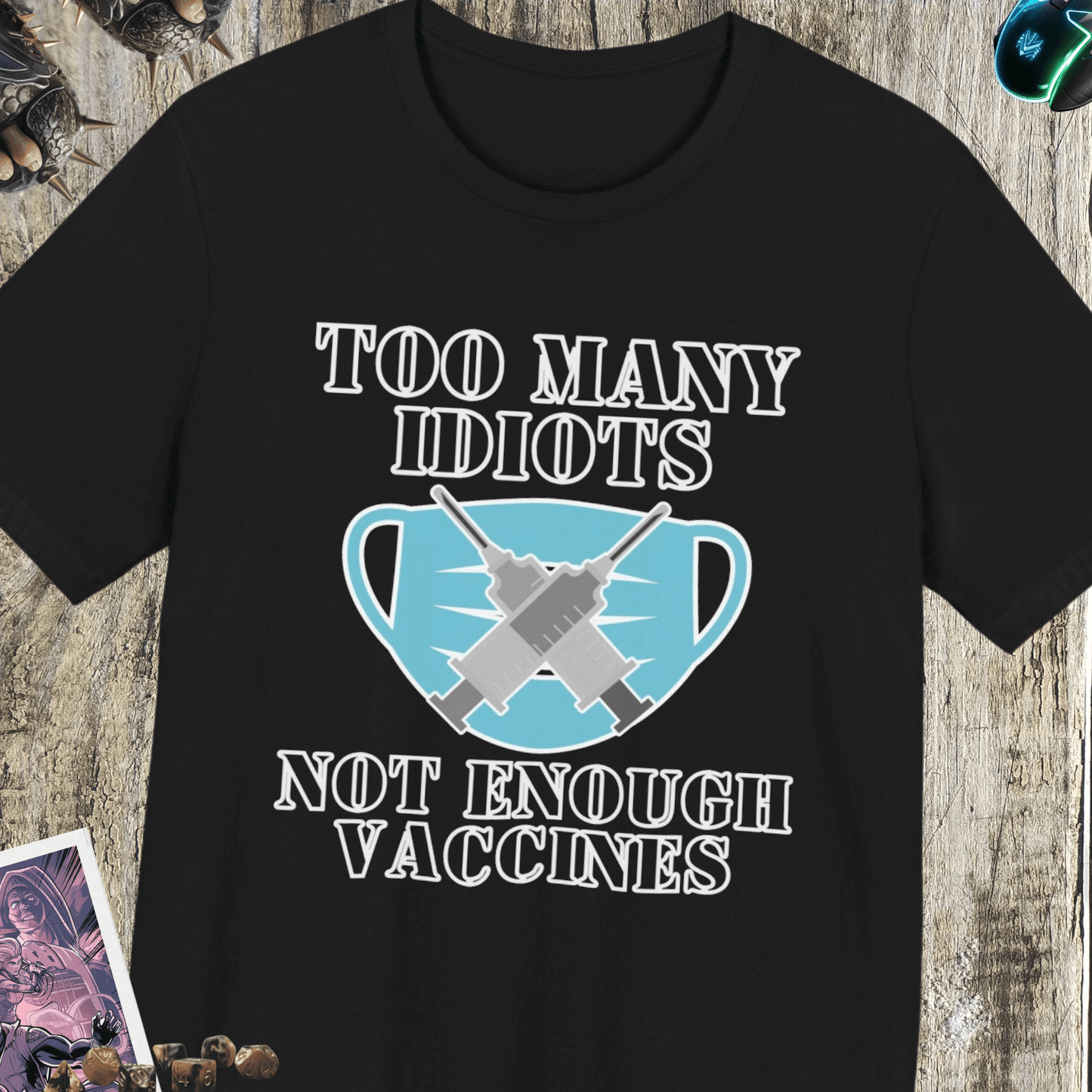 Not Enough Vaccines Unisex Jersey Short Sleeve Tee