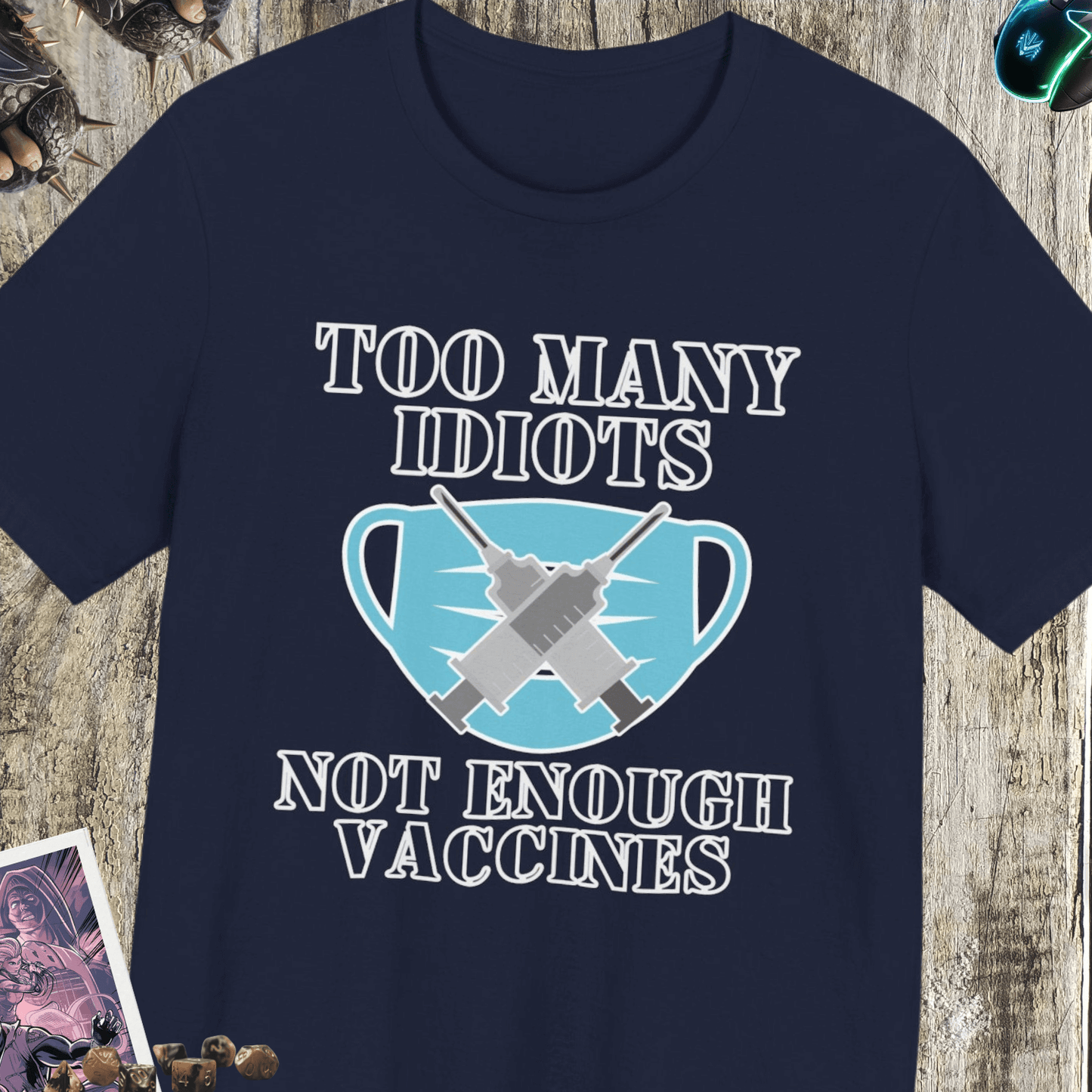 Not Enough Vaccines Unisex Jersey Short Sleeve Tee