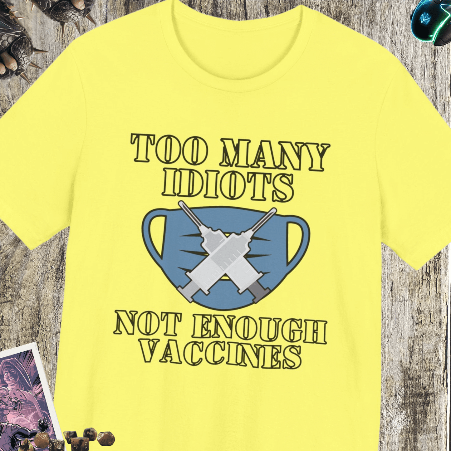Not Enough Vaccines Unisex Jersey Short Sleeve Tee