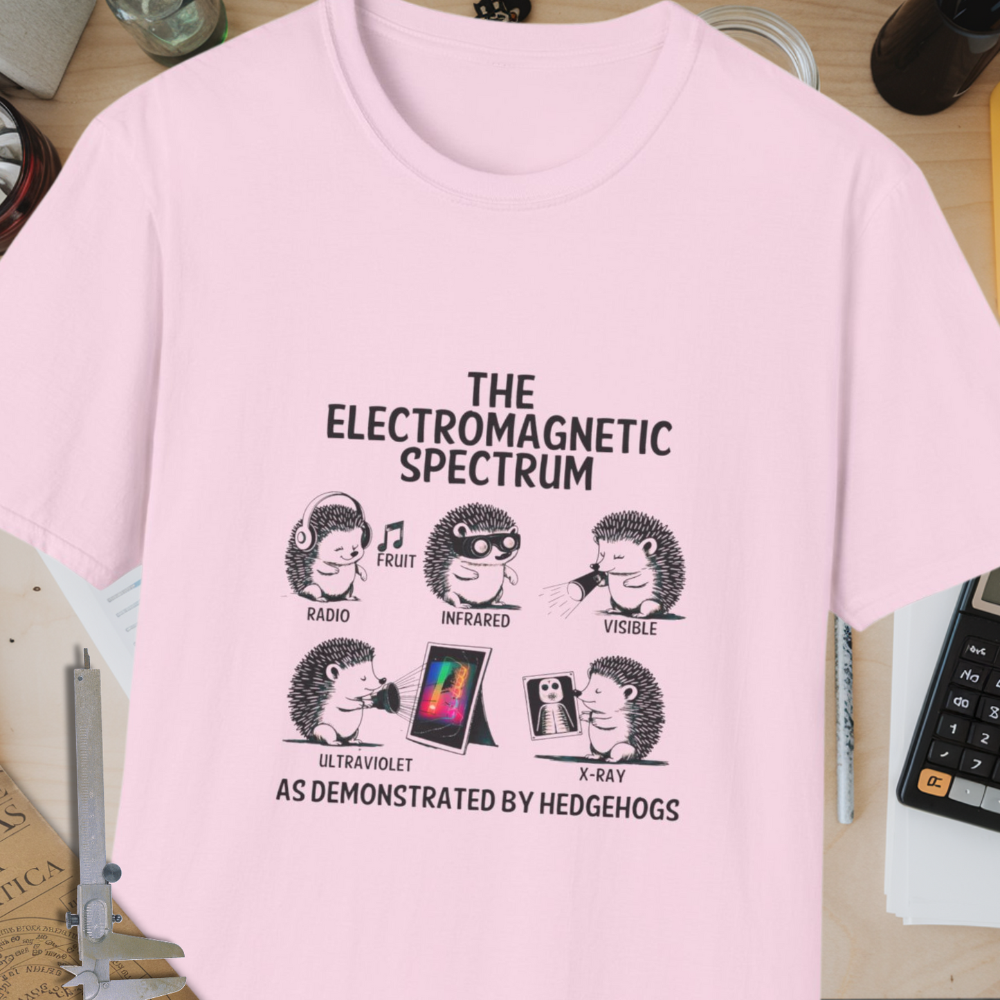 The Electromagnetic Spectrum Unisex Softstyle T-Shirt