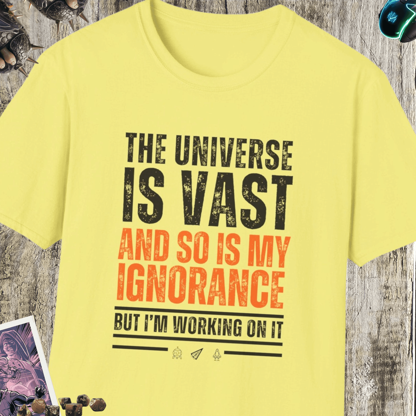 The Universe Is Vast Unisex Softstyle T-Shirt