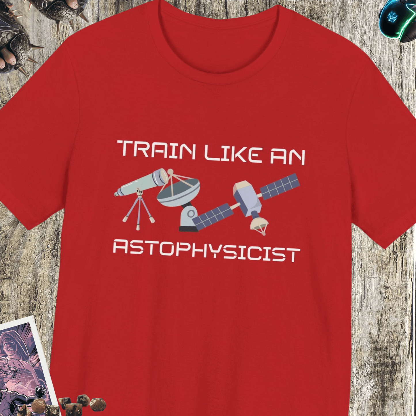 Train Like An Astrophysicist Jersey Short Sleeve Tee