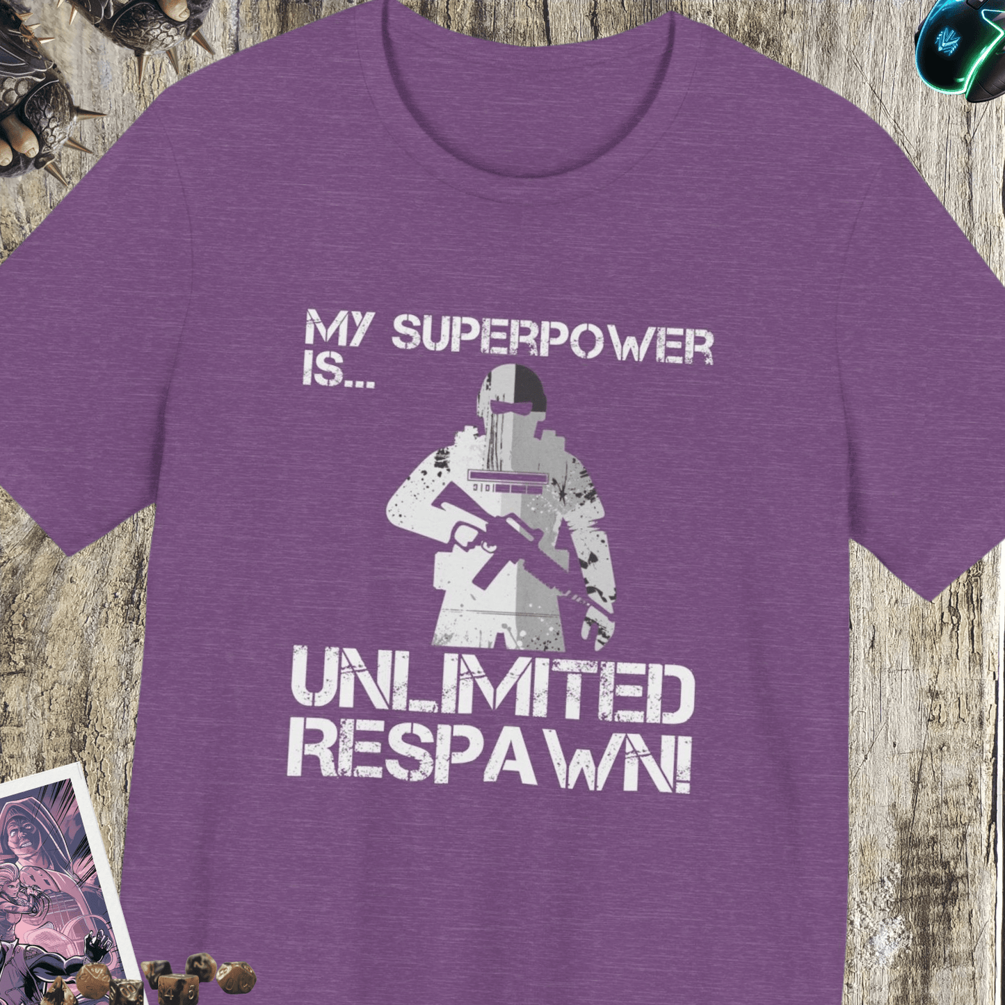 Unlimited Respawn Jersey Short Sleeve Tee