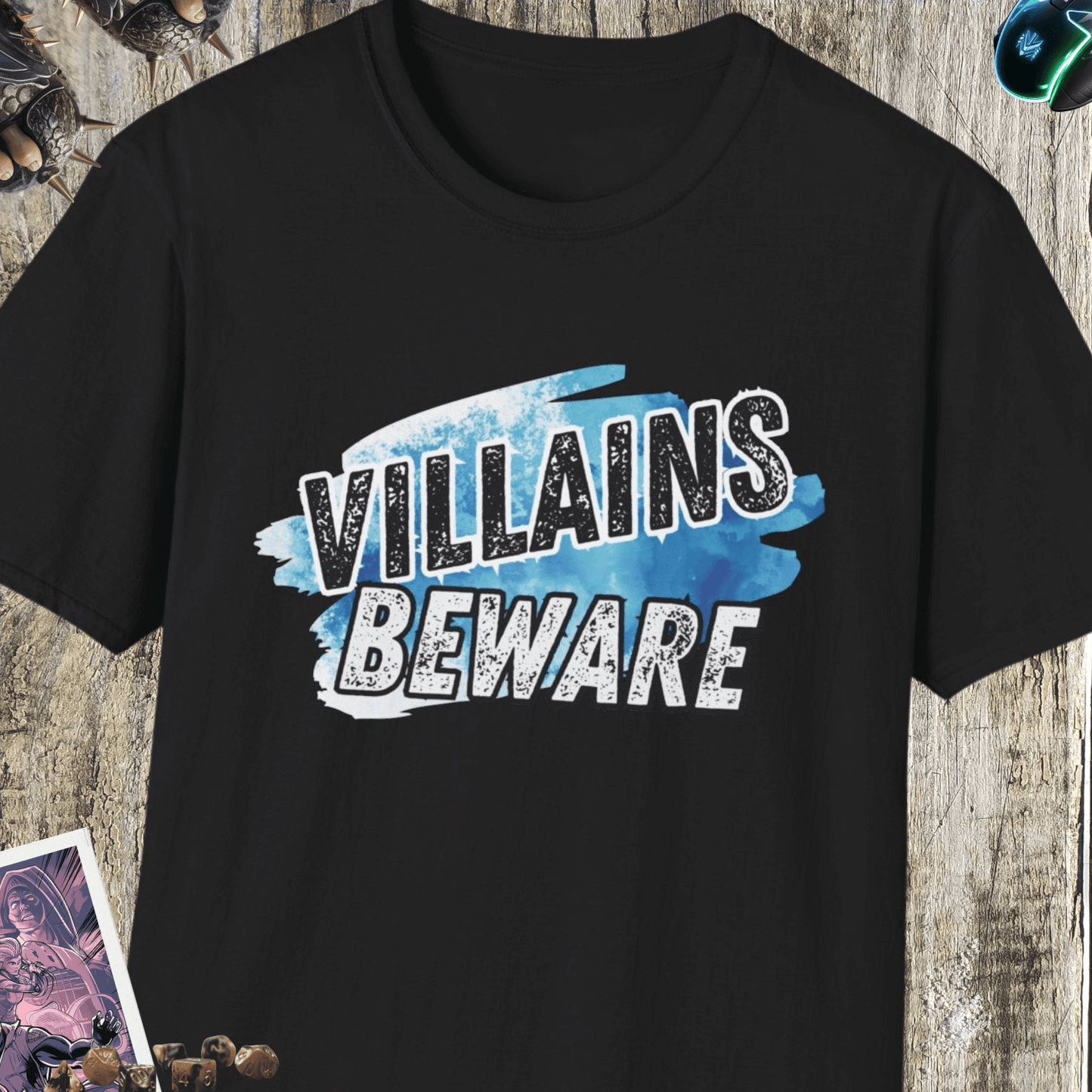Villains Beware Unisex Softstyle T-Shirt
