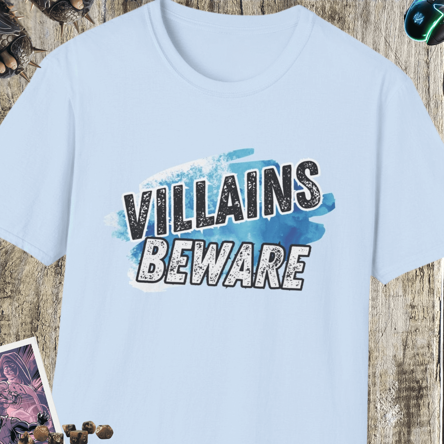 Villains Beware Unisex Softstyle T-Shirt