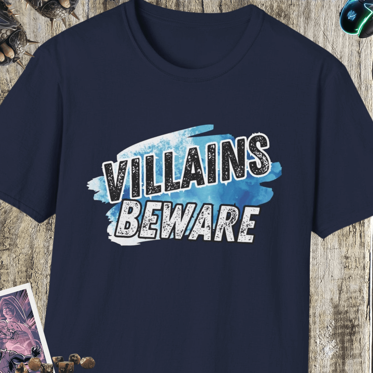 Villains Beware Unisex Softstyle T-Shirt
