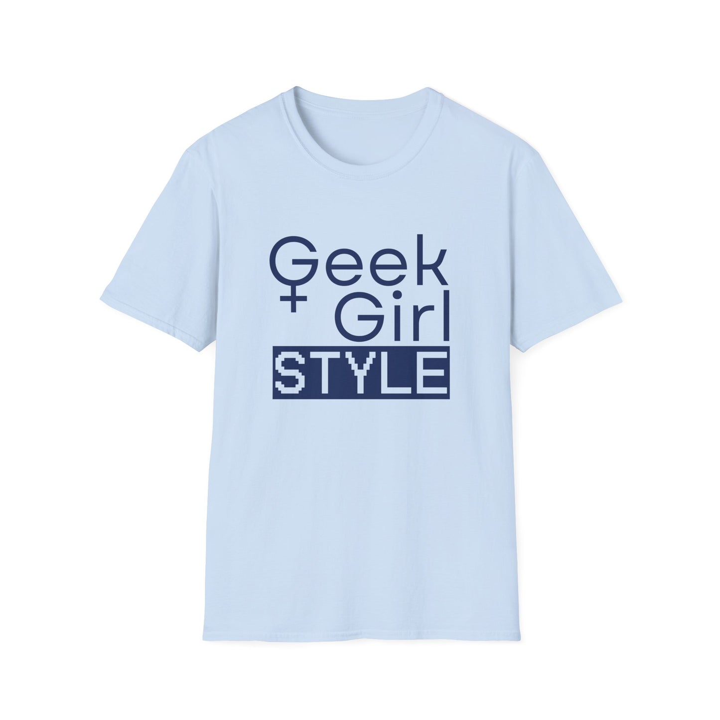 Geek Girl Style Unisex Softstyle T-Shirt