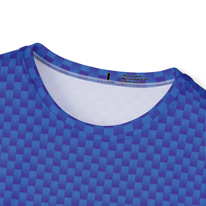 Kevlar Checkerboard Men's Sports Jersey (Blue) - Proptaku Cosplay Studio