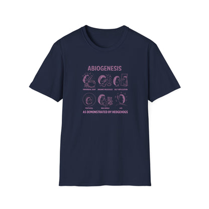 Abiogenesis (As Demonstrated By Hedgehogs) Unisex Softstyle T-Shirt