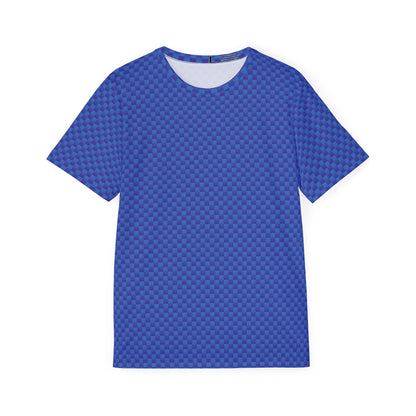 Kevlar Checkerboard Men's Sports Jersey (Blue) - Proptaku Cosplay Studio