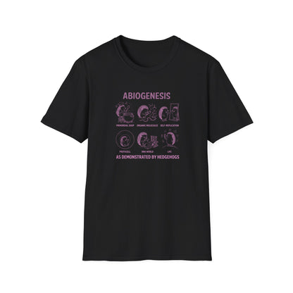 Abiogenesis (As Demonstrated By Hedgehogs) Unisex Softstyle T-Shirt