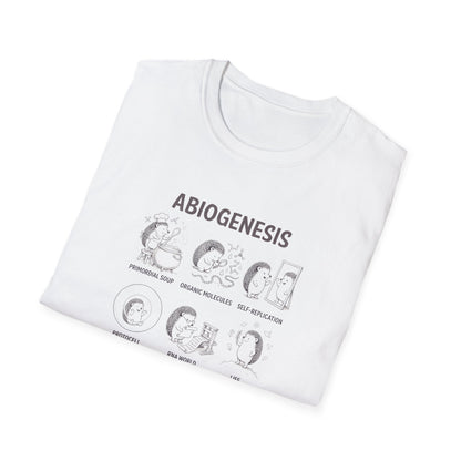 Abiogenesis (As Demonstrated By Hedgehogs) Unisex Softstyle T-Shirt