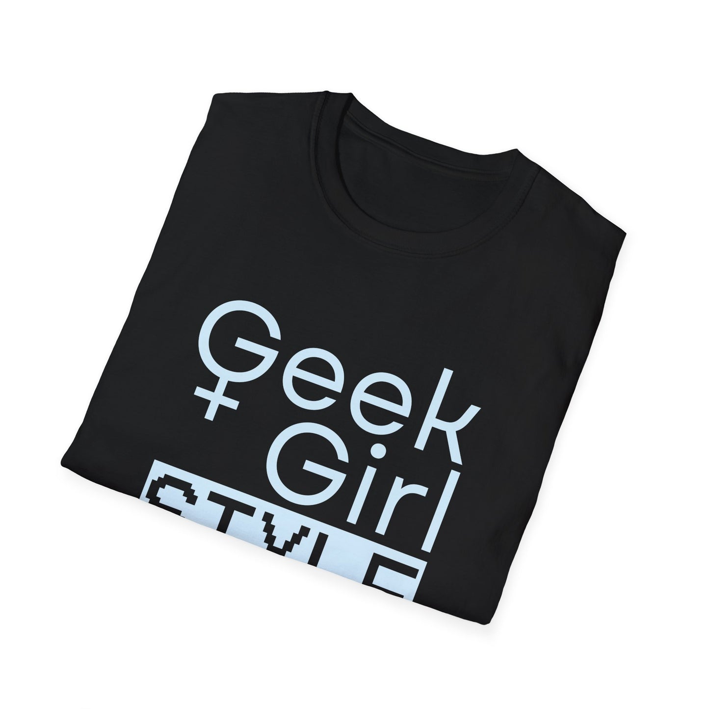 Geek Girl Style Unisex Softstyle T-Shirt