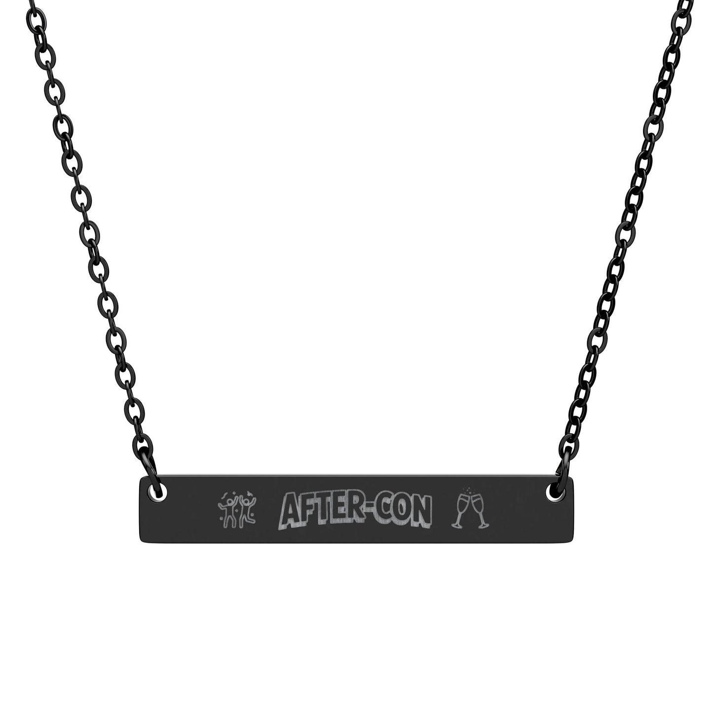 After-Con Horizontal Bar Necklace