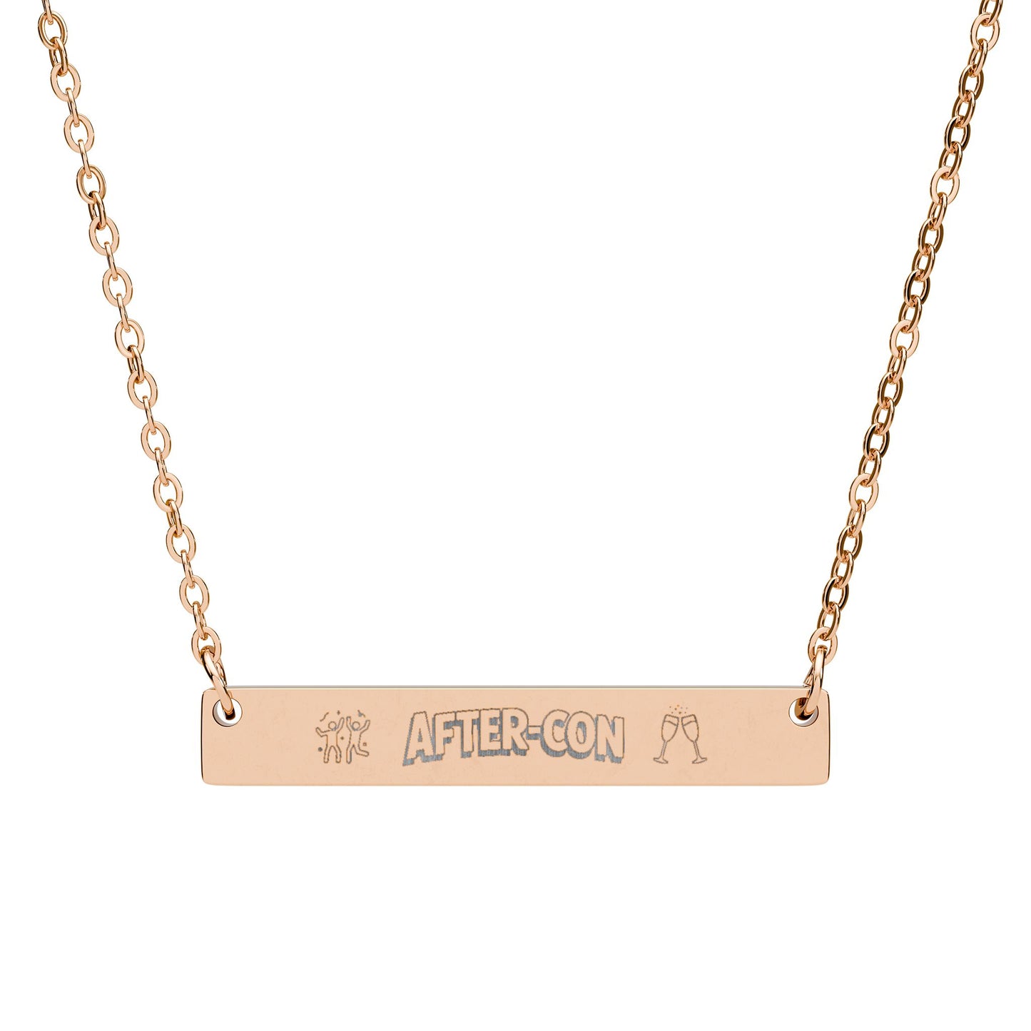 After-Con Horizontal Bar Necklace
