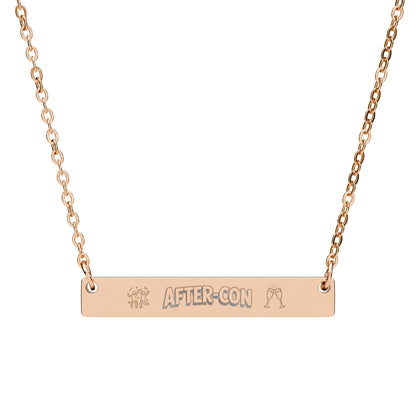 After-Con Horizontal Bar Necklace