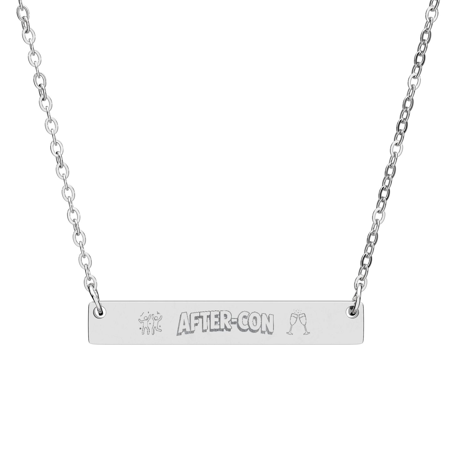 After-Con Horizontal Bar Necklace