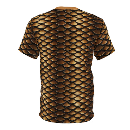 Bronze Scale Pattern T‑Shirt