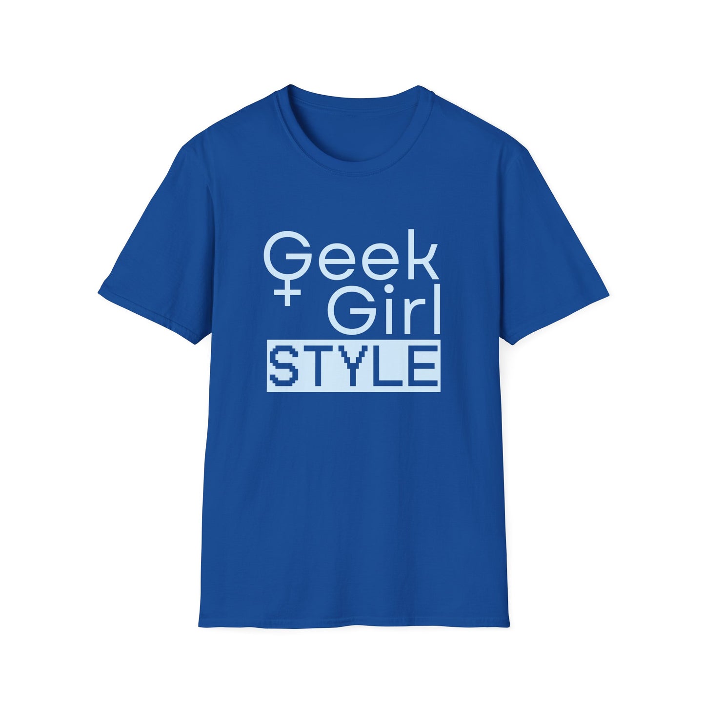 Geek Girl Style Unisex Softstyle T-Shirt