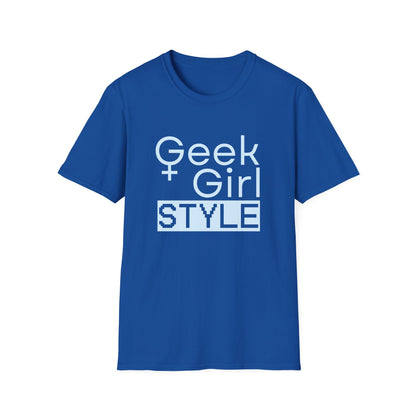 Geek Girl Style Unisex Softstyle T-Shirt