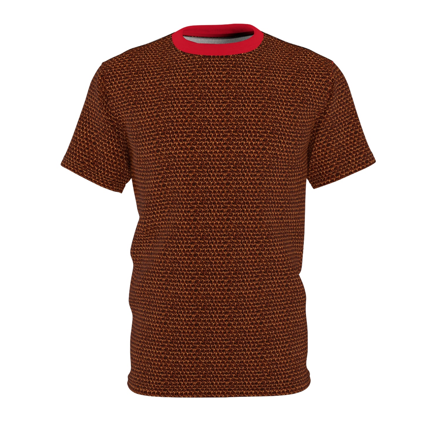 Flame Bronze Chainmail Unisex Cut & Sew Tee - Proptaku Cosplay Studio