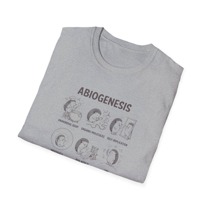 Abiogenesis (As Demonstrated By Hedgehogs) Unisex Softstyle T-Shirt