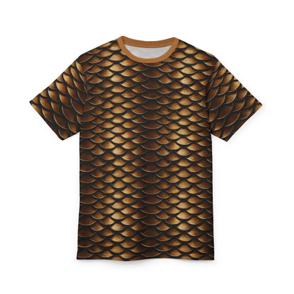 Bronze Scale Pattern T‑Shirt