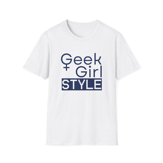 Geek Girl Style Unisex Softstyle T-Shirt