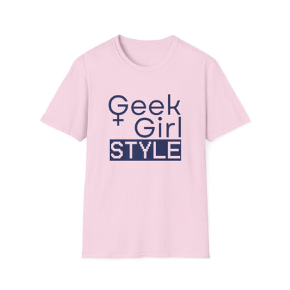 Geek Girl Style Unisex Softstyle T-Shirt