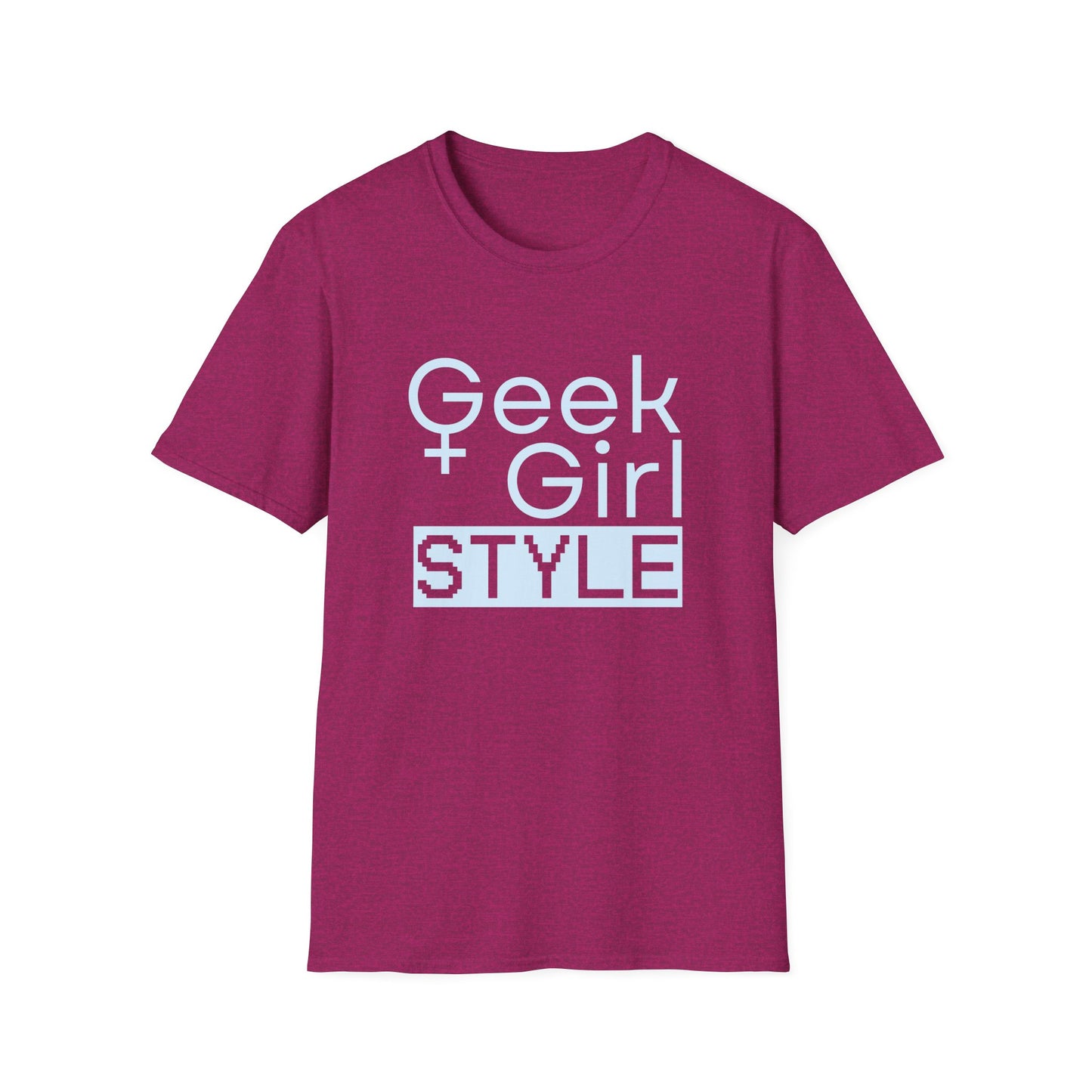 Geek Girl Style Unisex Softstyle T-Shirt