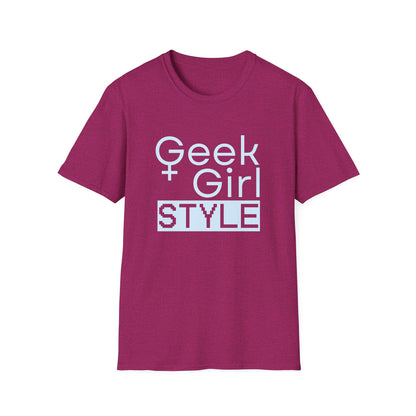 Geek Girl Style Unisex Softstyle T-Shirt