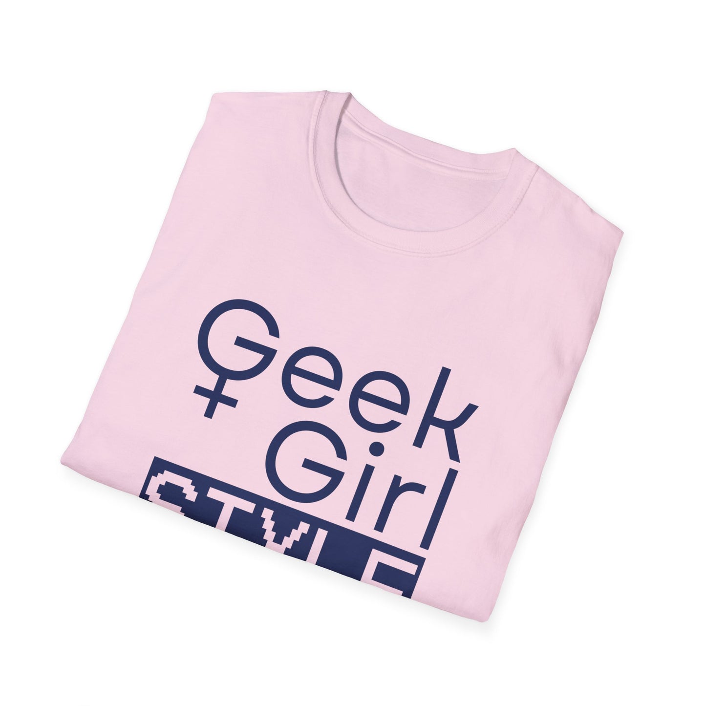 Geek Girl Style Unisex Softstyle T-Shirt