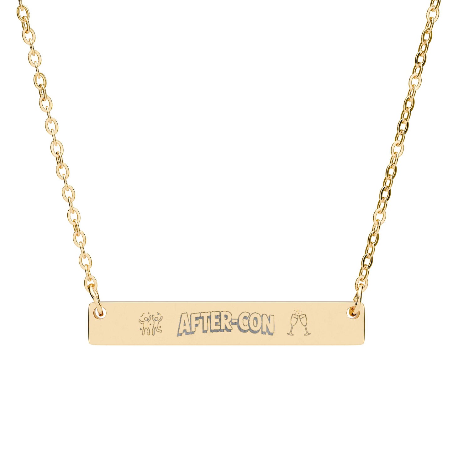 After-Con Horizontal Bar Necklace