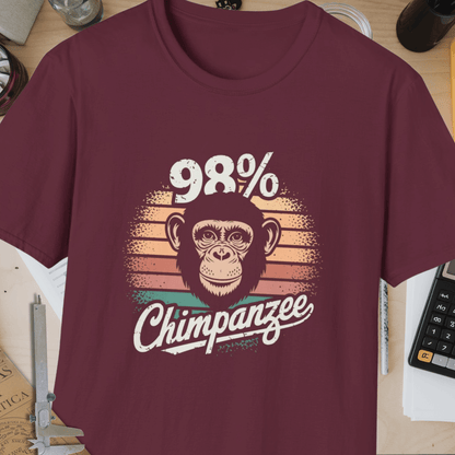 98% Chimpanzee Unisex Softstyle T-Shirt