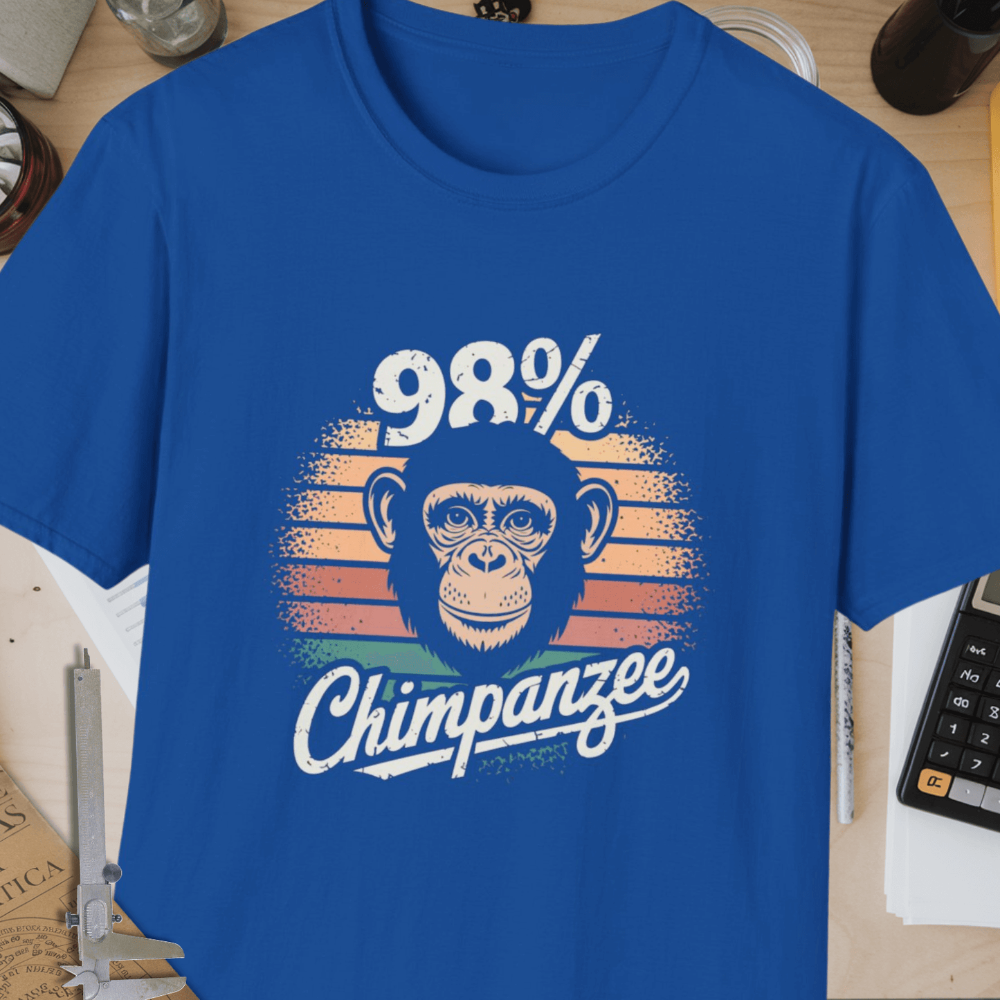 98% Chimpanzee Unisex Softstyle T-Shirt