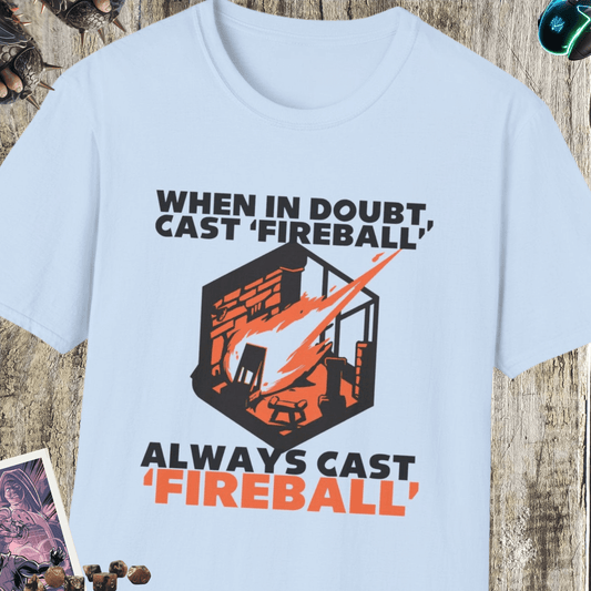 Always Cast Fireball Unisex Softstyle T-Shirt