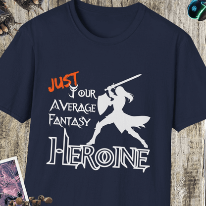 Average Fantasy Heroine Unisex Softstyle T-Shirt